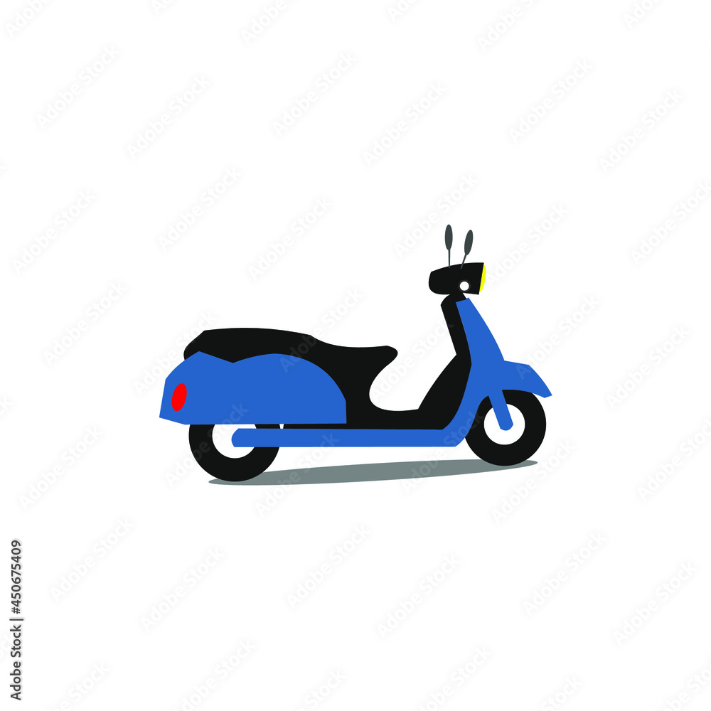 Fototapeta premium scooter bike vector image