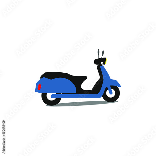 scooter bike vector image