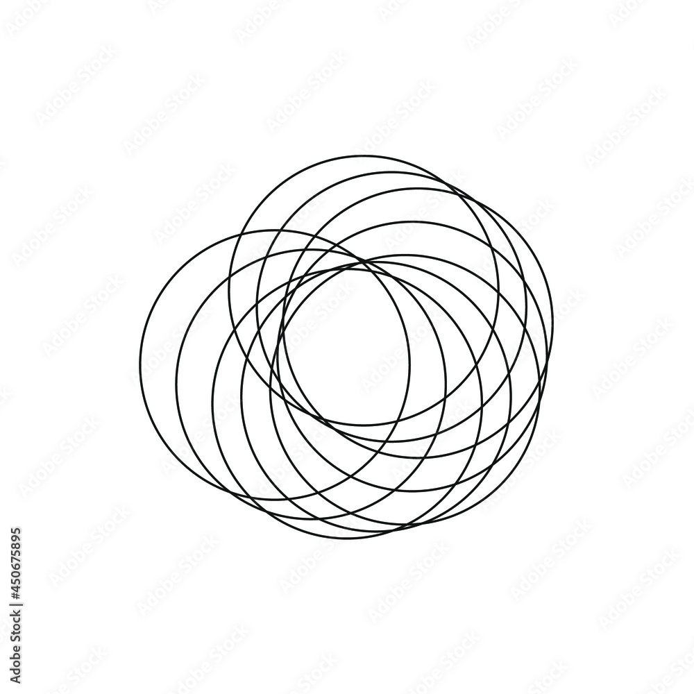 curved geometric circle lines vector curved geometric circle lines vector