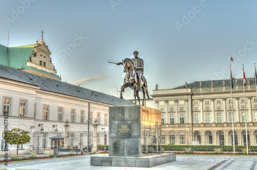 Warsaw, Landmarks on Nowy Swiat street, HDR Image © mehdi33300