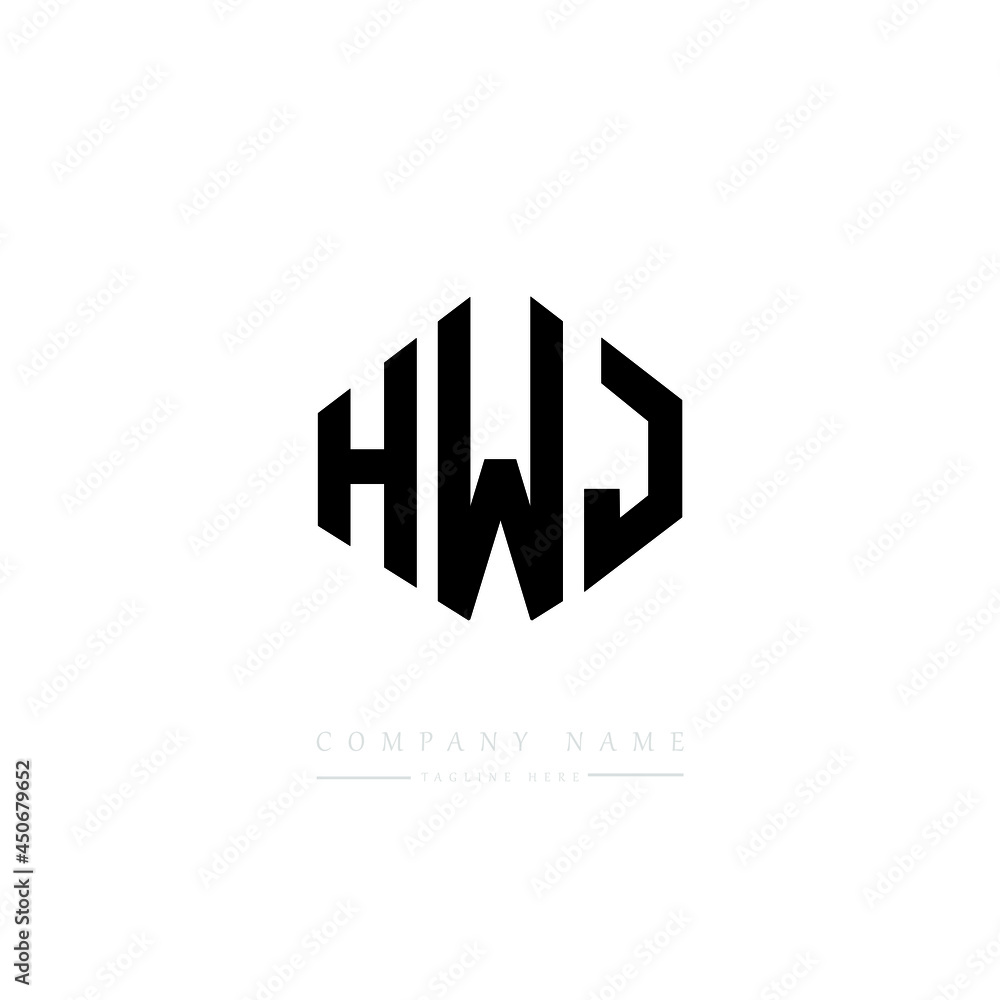 HWJ letter logo design with polygon shape. HWJ polygon logo monogram. HWJ cube logo design. HWJ hexagon vector logo template white and black colors. HWJ monogram, HWJ business and real estate logo. HWJ letter logo design with polygon shape. HWJ polygon logo monogram. HWJ cube logo design. HWJ hexagon vector logo template white and black colors. HWJ monogram, HWJ business and real estate logo.