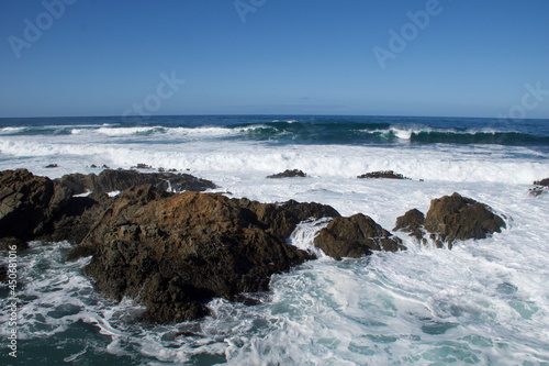 waves on the beach