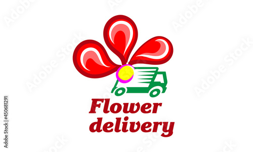 Fast flower delivery to the client logo