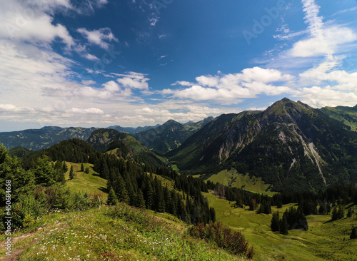 Alpenpanorama im Oberallgäu