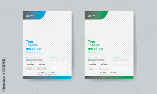 poster flyer pamphlet brochure cover design layout in two color