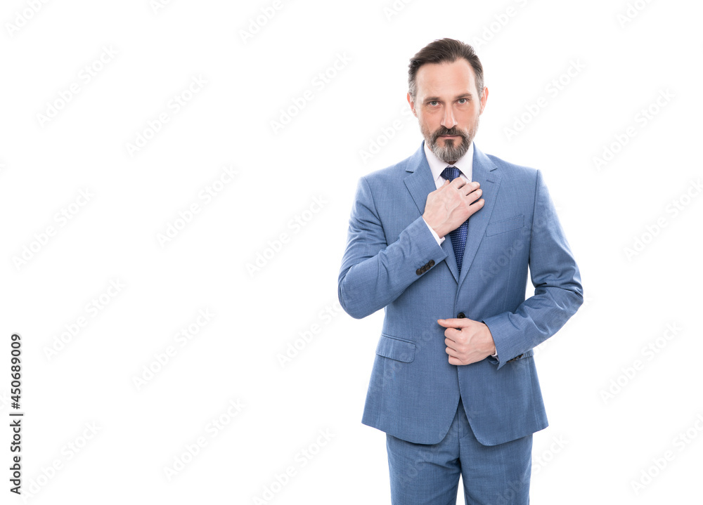 business success. successful man in businesslike suit. entrepreneur isolated on white. business success. successful man in businesslike suit. entrepreneur isolated on white.