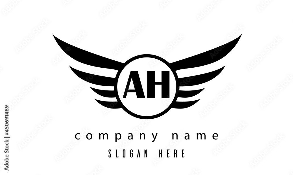 AH wings latter logo AH wings latter logo