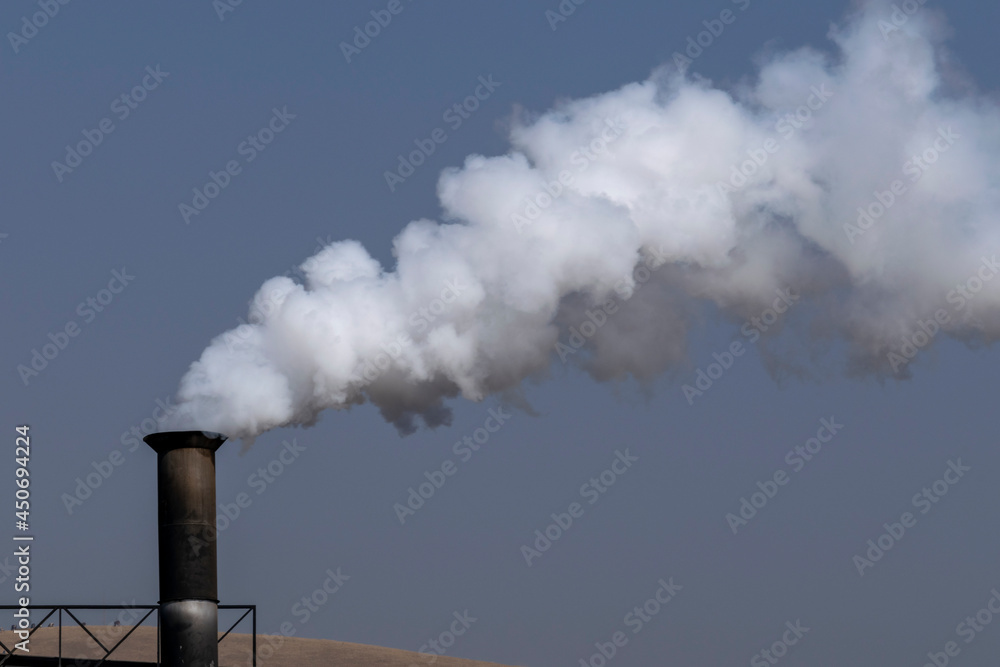 white smoke coming out of factory chimney white smoke coming out of factory chimney