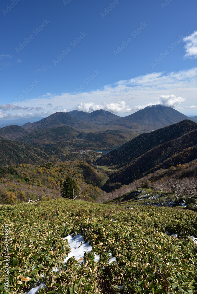 Climbing from Nikko Yumoto to Mount shirane, Tochigi, Japan Climbing from Nikko Yumoto to Mount shirane, Tochigi, Japan