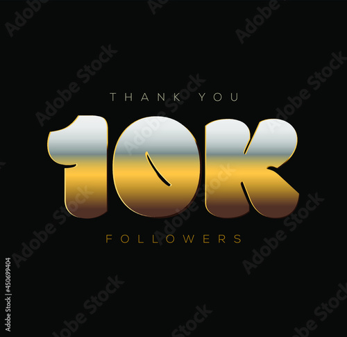Thank You, 10k followers. thanking post to social media followers.