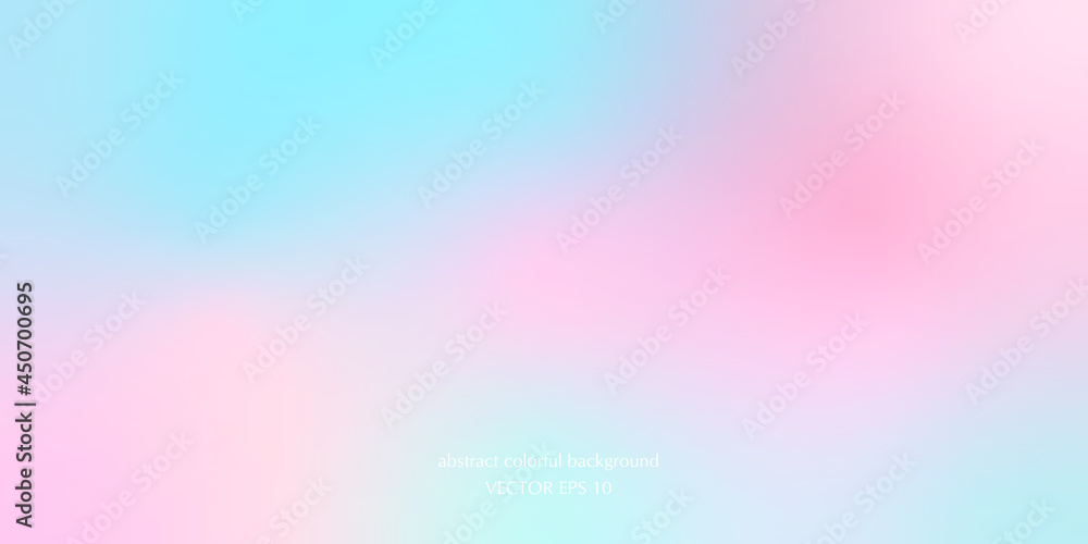 Vector abstract colorful background blurred gradient pastel colors palette for wallpaper. Soft gradient in peach, nude and pink
