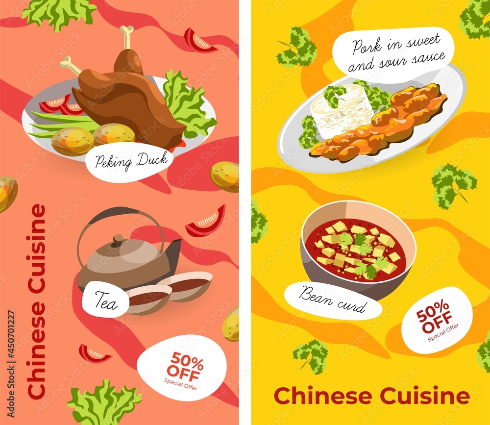 Chinese cuisine, dishes and meals on 50 off sale