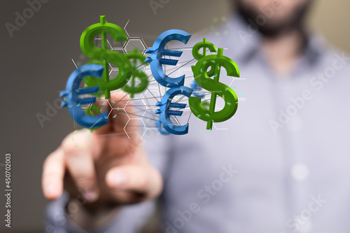 Main world currency theme d...