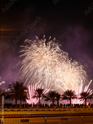 Fireworks for Qatar National Day