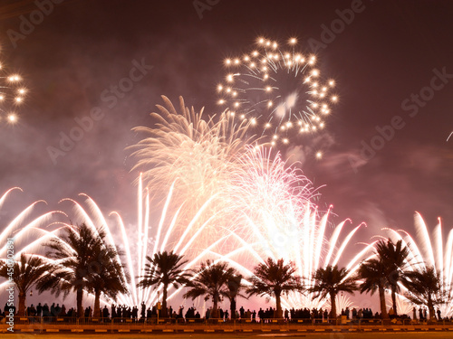 Fireworks for Qatar National Day