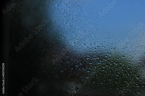 rain on window