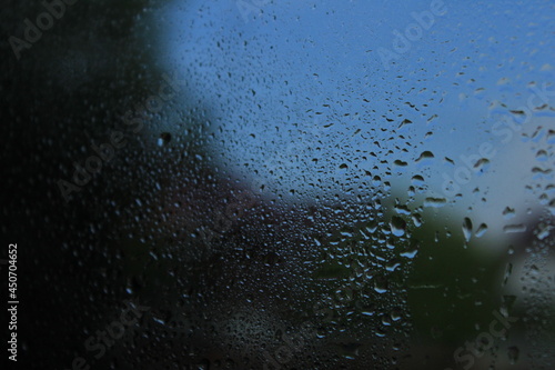 rain drops on window