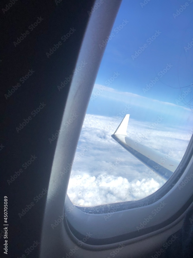 view from airplane window view from airplane window