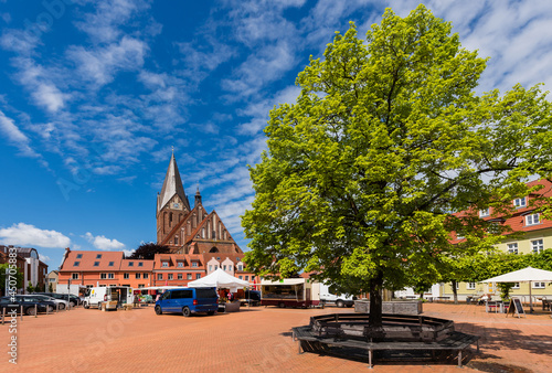 Der Marktplatz von Barth; Landkreis Vorpommern-Rügen; Deutschland photo