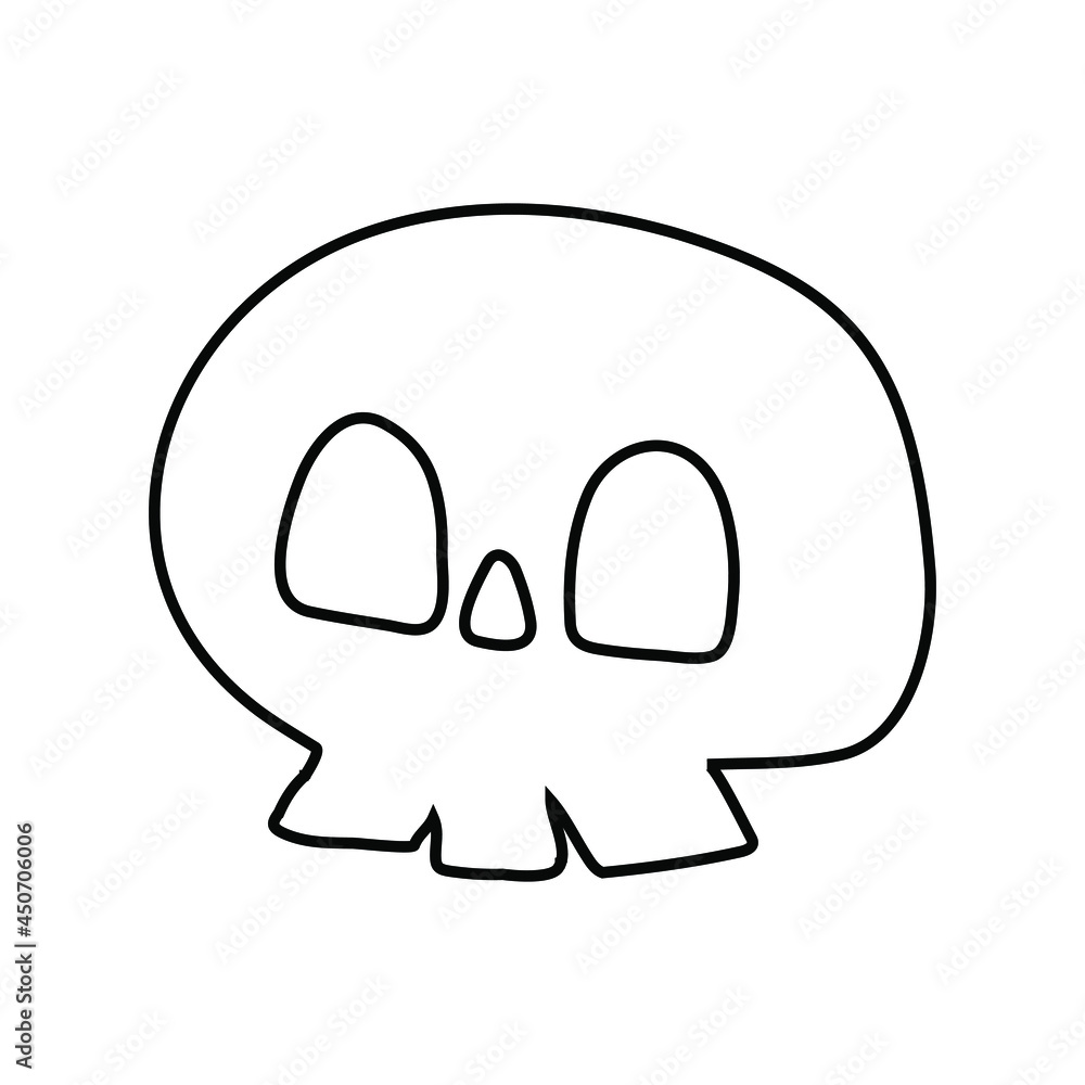 Scull vector icon set. Skeleton illustration symbol collection. halloween sign or logo. Scull vector icon set. Skeleton illustration symbol collection. halloween sign or logo.