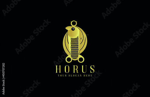 Horus Bird Logo Design 
