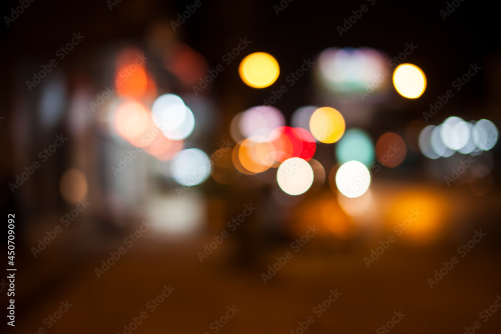 lights of bokeh on black background lights of bokeh on black background