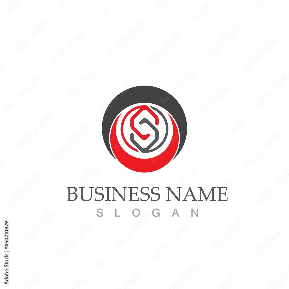 Business corporate S letter logo