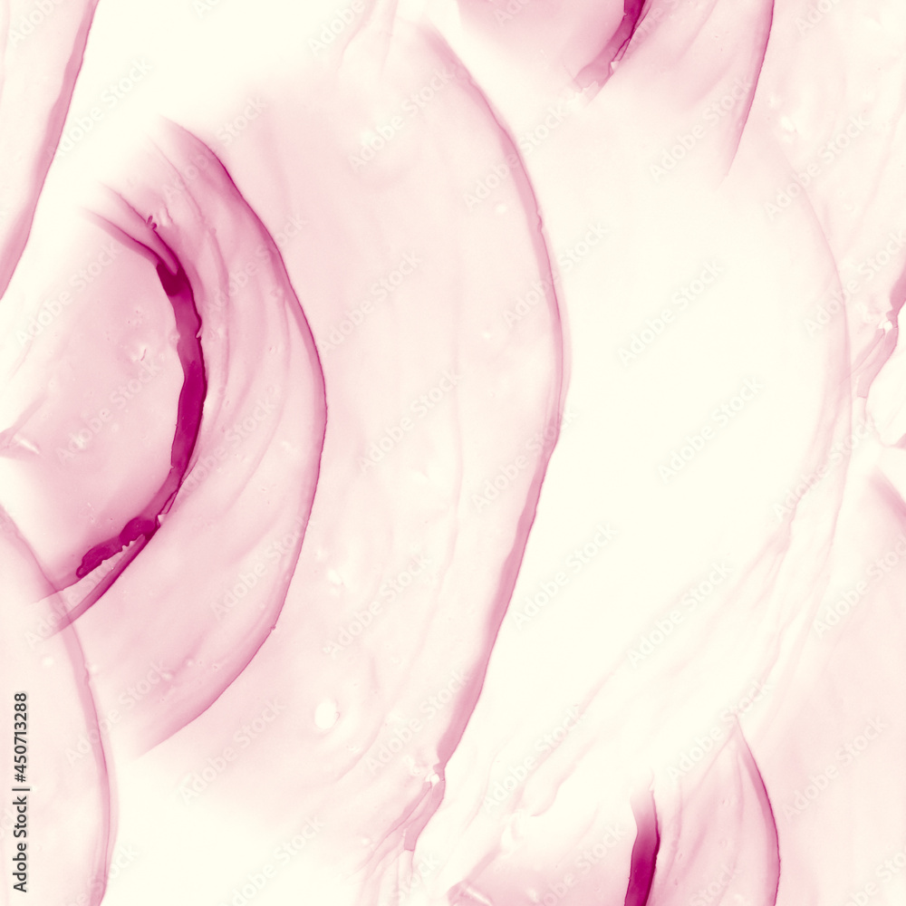 Alcohol ink pink seamless background. Material
