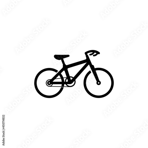 Bike Logo Icon Vector, vehicle for sports, racing, casual, downhill, retro template