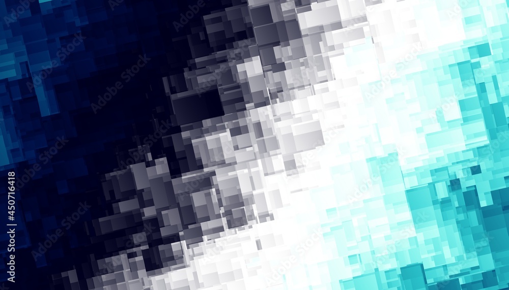 Abstract digital geometrical pattern. Horizontal orientation. Abstract digital geometrical pattern. Horizontal orientation.