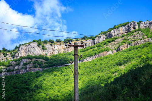 Vazova trail and Skaklya waterfall, Stara planina mountain, Bulgaria photo