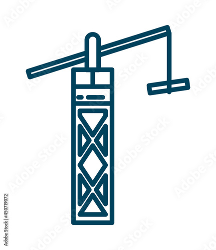 construction crane icon