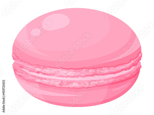 ピンクのマカロンのイラスト