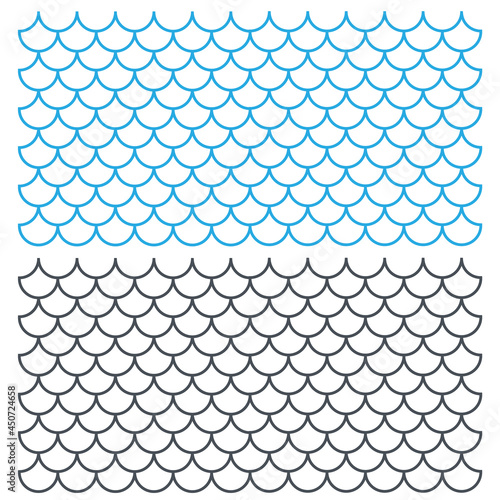 fish pattern. mermaid background vector. fish texture