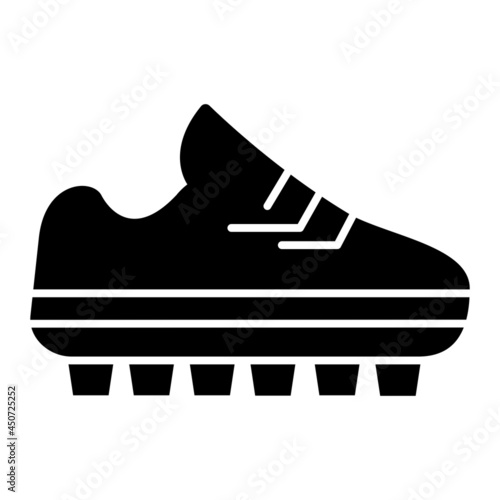 Vector Soccer Boots Glyph Icon Design