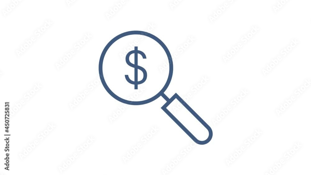 Money, finance and payments. Set outline web icon. Motion graphics. Money, finance and payments. Set outline web icon. Motion graphics.