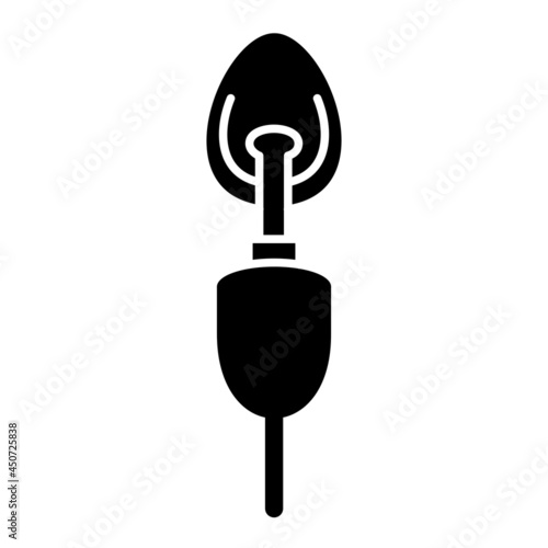Vector Anesthesia Glyph Icon Design