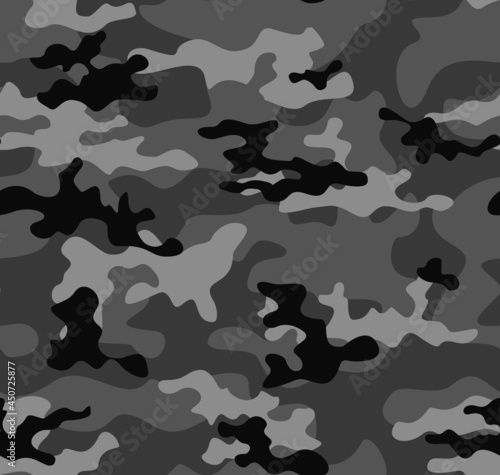 Army camo modern vector seamless illustration for printing clothing, fabric. 