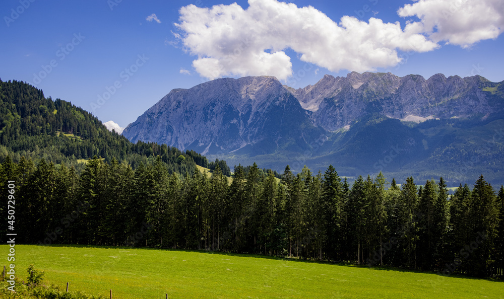 Amazing scenery and typical landscape in Austria - Tauplitz - travel photography