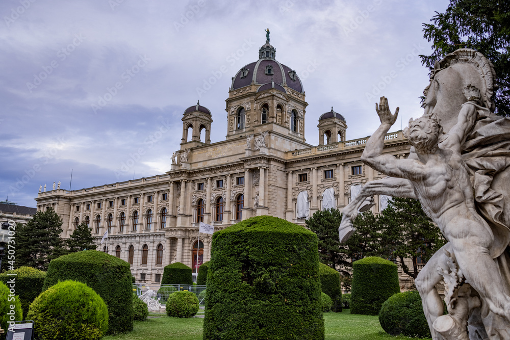 National History Museum Vienna at the museum quarter - travel photography