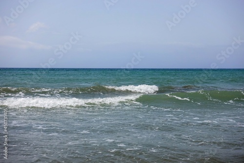seascape - blue sea and sky with horizon