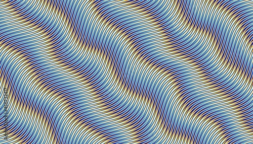 Wallpaper Mural Wavy abstract futuristic background Torontodigital.ca