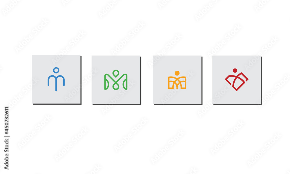 vector icons set using happy people lines, graphic design concept. vector icons set using happy people lines, graphic design concept.