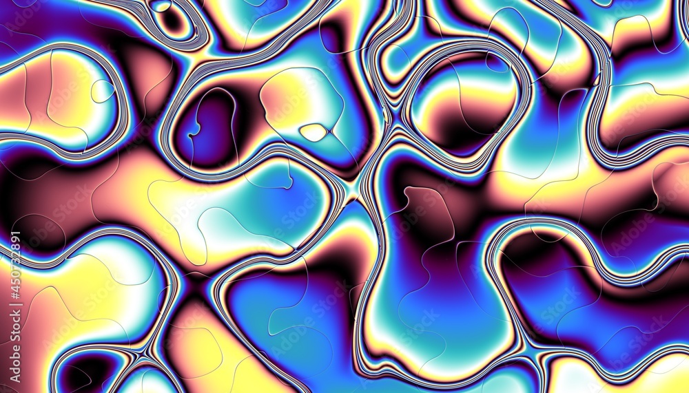 Wavy abstract futuristic background