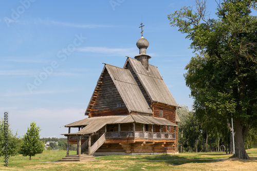 St Nicholas wooden church (Church of St Nicholas from the village of Glotovo). Suzdal, Russia