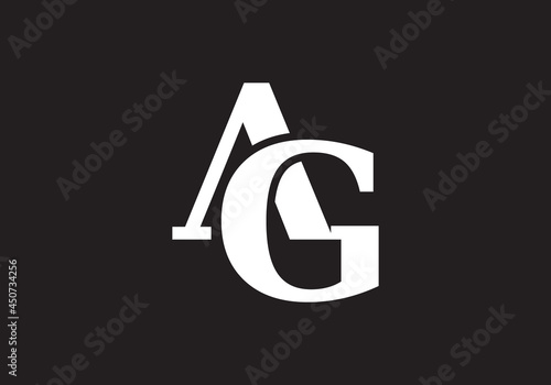 Free Download this is a creative latter AG iconic logo symbol  - GFXLoad