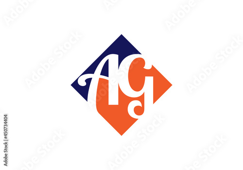 Free Download this is a creative latter AG iconic logo symbol  - GFXLoad