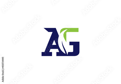 Free Download this is a creative latter AG iconic logo symbol  - GFXLoad