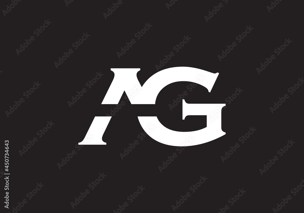 this is a creative latter AG iconic logo symbol this is a creative latter AG iconic logo symbol
