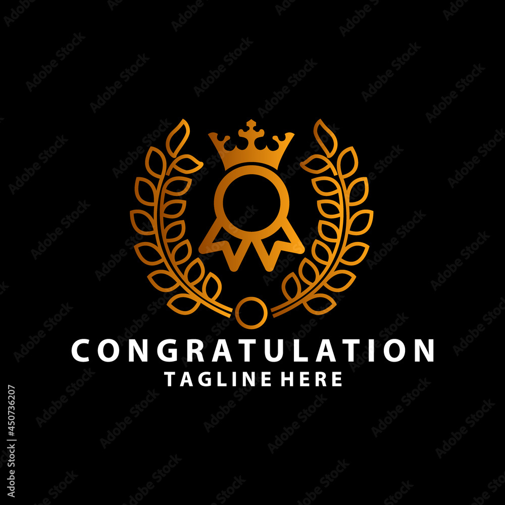 The Best award label golden colored with ribbon and crown, vector illustration. The Best award label golden colored with ribbon and crown, vector illustration.